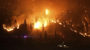 Aufnahmen aus kanadischen Waldbrandgebieten