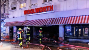 Feuer in Geschäftshaus an Höchster Einkaufsstraße