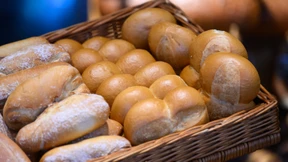 Lila Laune für das Brot