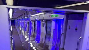 Rettungsaktion aus überflutetem U-Bahn-Tunnel