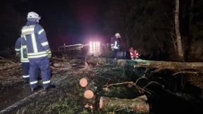 Zugausfälle im Norden, umgestürzte Bäume, kein Strom