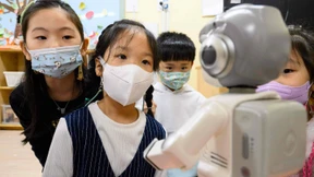 Ein neuer Erzieher in südkoreanischen Kindergärten