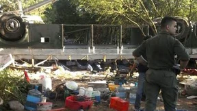 43 Grenzschützer sterben bei Busunglück