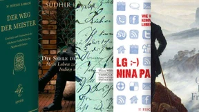 Hinterm Kreuze steht der Maler