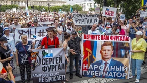 Zehntausende protestieren gegen den Kreml