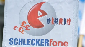 Vodafone-Beschäftigte protestieren gegen Jobverlegungen 