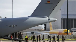 Hilfsteam der Bundeswehr in Portugal gelandet