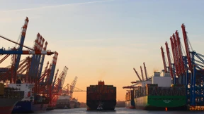 Wilder Streik im Hamburger Hafen