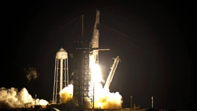 Vier Astronauten unterwegs zur ISS