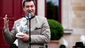 Söder im Bierzelt-Wahlkampf