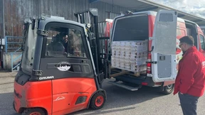 Eine PR-Aktion bringt Bedürftigen Schokolade