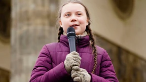 Greta Thunberg demonstriert in Berlin