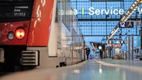 Warnstreik legt den Zugverkehr lahm