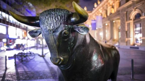 Ungewöhnlich belebter Markt