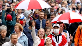 Mehr als 100.000 Demonstranten am 50. Protesttag in Minsk