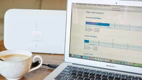 Daheim nicht die volle Bandbreite