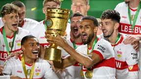 Stuttgart-Fans freuen sich über Pokalsieg