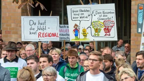Landwirte protestieren gegen Agrarpolitik