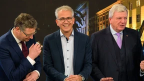 Frankfurt mit grünem Zentrum und schwarzem Rand