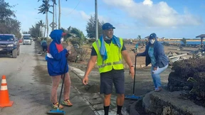 Großteil der Bewohner von Vulkanausbruch betroffen