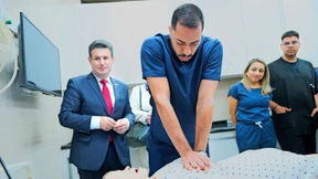 Patient mit Kammerflimmern