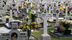 Finale auf dem Friedhof in Venedig