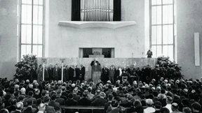 Nach dem Naziterror Zuflucht in der Paulskirche