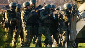 Russen besetzen Militärbasis Belbek