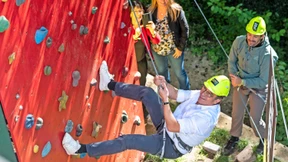 Kirchenpräsident am Seil und der Halt im Leben