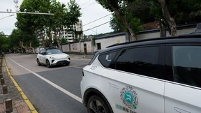 Panne stoppt selbstfahrende Taxis in China mitten auf der Straße