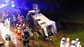 Schwerer Busunfall bei Barnsbüttel