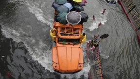 Monsun legt öffentliches Leben in Manila lahm
