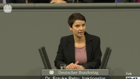 Januar 2018: Petrys Rede im Bundestag