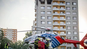 Bei Hochhausbrand mit elf Toten wird Brandstiftung vermutet