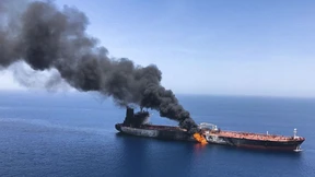 Öltanker vor Oman mit einer Drohne angegriffen