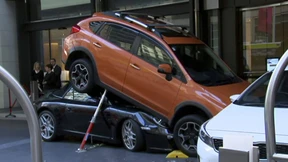 Schräge Art zu parken