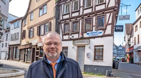 Drei Männer und eine Frau