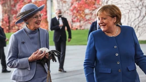 Königin Margrethe II. zu Besuch im Schloss Bellevue