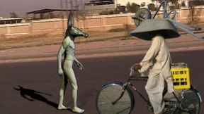 Er zeigt beide Seiten der ägyptischen Medaille