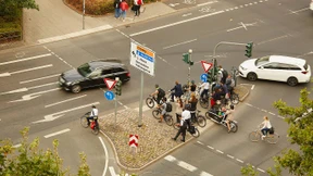 Wo es jeden Tag eng wird für Radfahrer