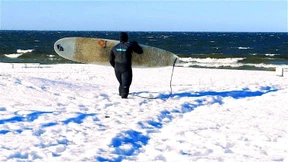 Eiskalter Wellenritt