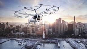 Wenn der Heli selbst bis ins Büro fliegt