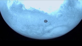 Bilder vom Mars und seinem Mond Deimos