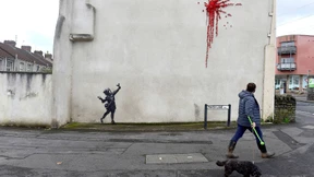 Banksy sprüht neues Graffiti in Bristol