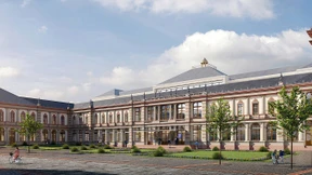 Kolonnaden, ganz modern