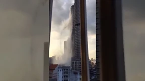 Ein Wasserfall mitten in der Stadt