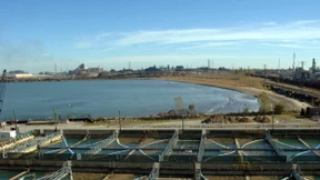 Ölunfall bei BP am Michigansee