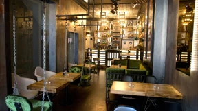 Cheesesteak im Lagerhaus-Design