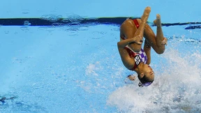 Das schwache Bild des Schwimmens