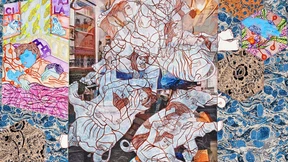 Menschen, so blau wie Schlümpfe